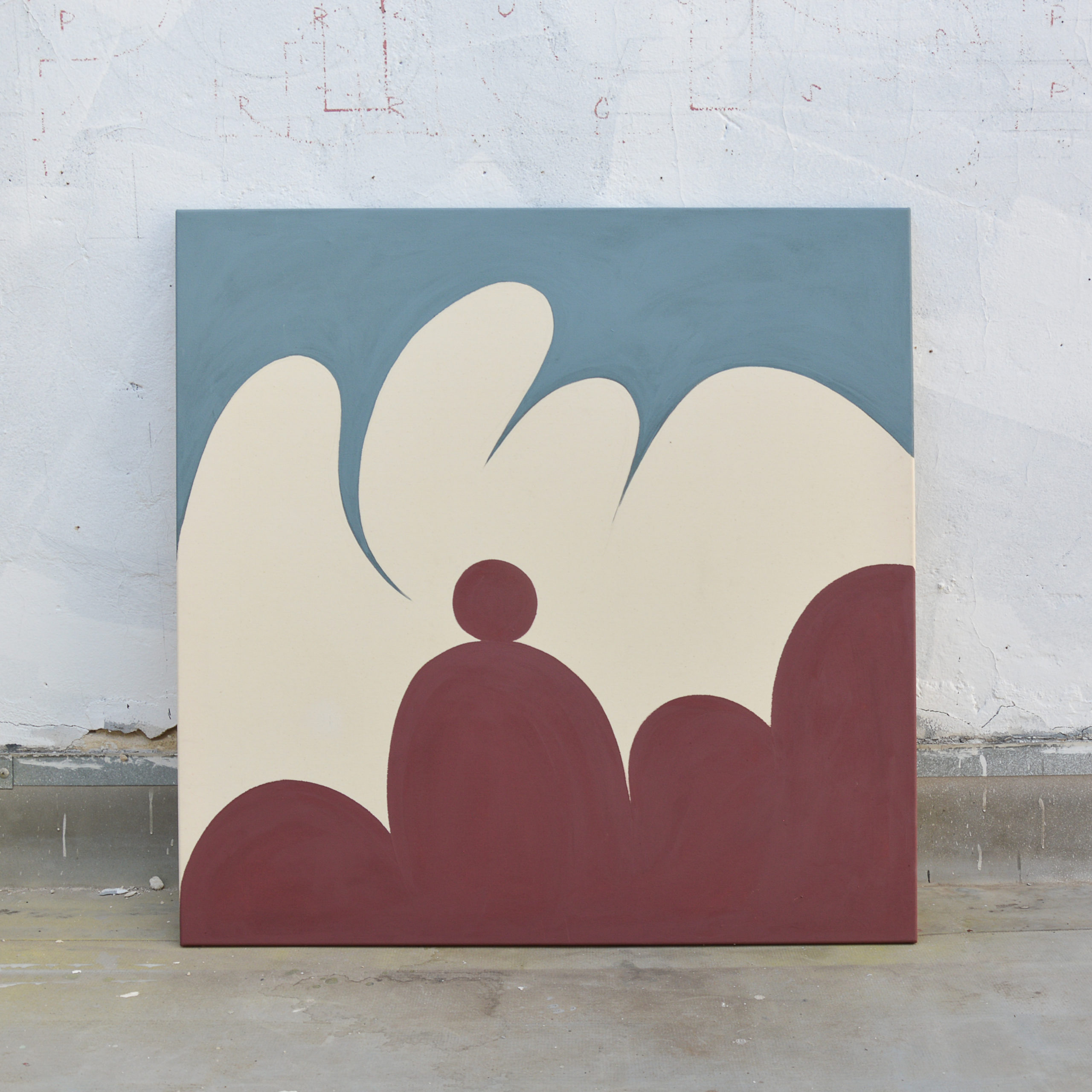Trundle | 100 x100 cm , akryl na plátne, 2022